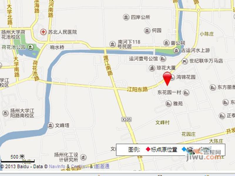 中鑫艾德公寓位置交通图