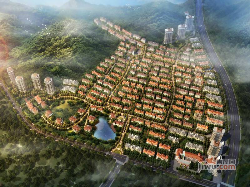 雍景山城沙盤圖