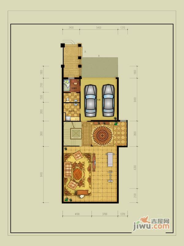 大华西溪风情悦宫5室2厅4卫283㎡户型图