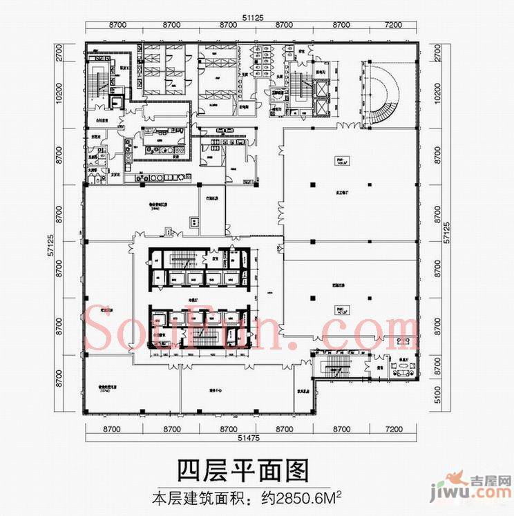 华成国际发展大厦1室0厅0卫811.7㎡户型图