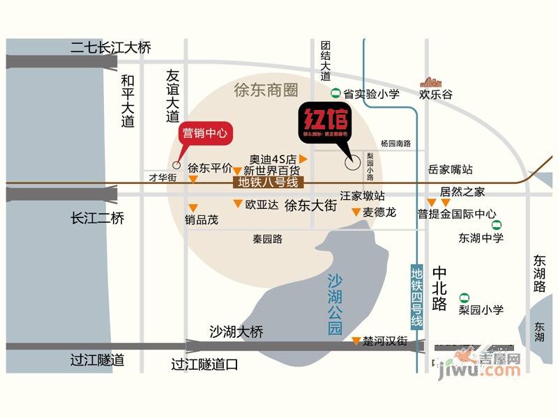 中森华徐东国际红馆位置交通图图片