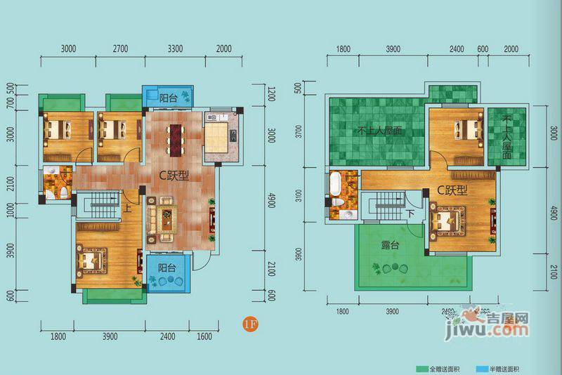 祥生柏景湾二期4室2厅2卫173㎡户型图