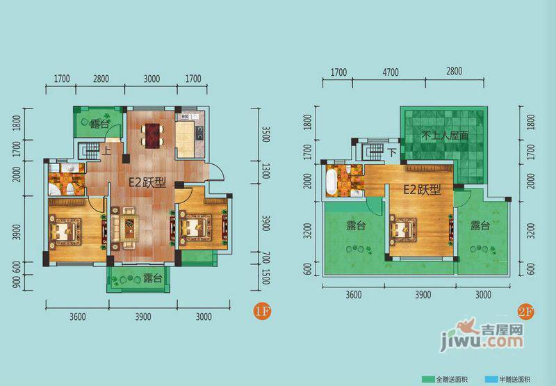 祥生柏景湾二期3室2厅2卫136㎡户型图