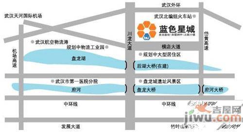 武汉新航城星城街区商铺位置交通图2