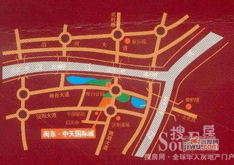 闽东国际城高峰汇商铺位置交通图图片