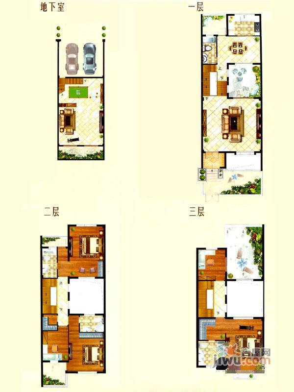 宏基国际5室2厅4卫248.2㎡户型图