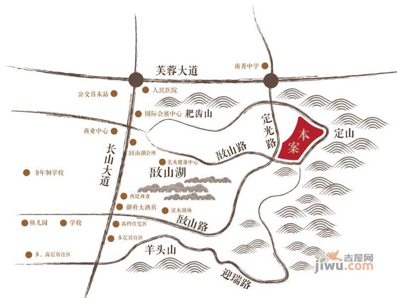 泰禾江阴院子位置交通图图片