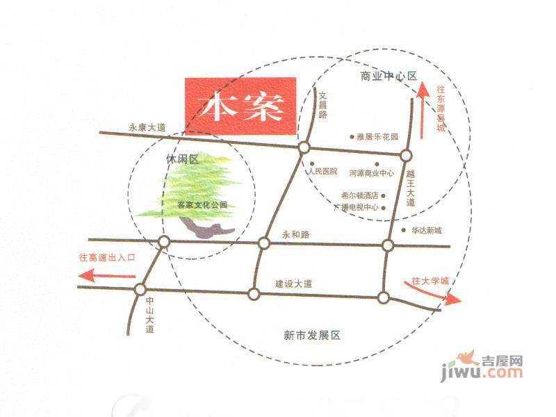 翠泽雍园位置交通图