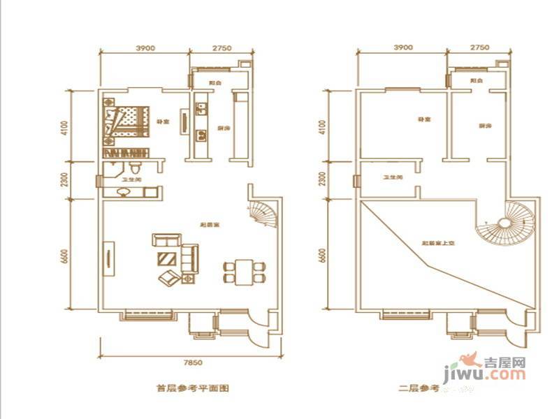 建投领海三期3室2厅2卫178㎡户型图