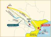 天津于家堡宝龙国际中心位置交通图