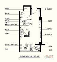 华北城S1主题酒店公寓1室1厅1卫53㎡户型图