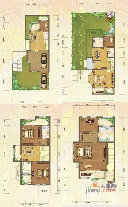 新大·托斯卡纳5室2厅4卫298㎡户型图