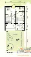 白塔茗居2室1厅1卫57.4㎡户型图