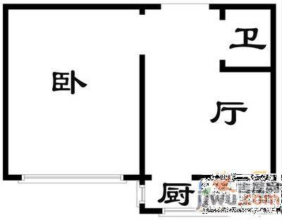 海丽德盛世晶典2室2厅1卫89㎡户型图