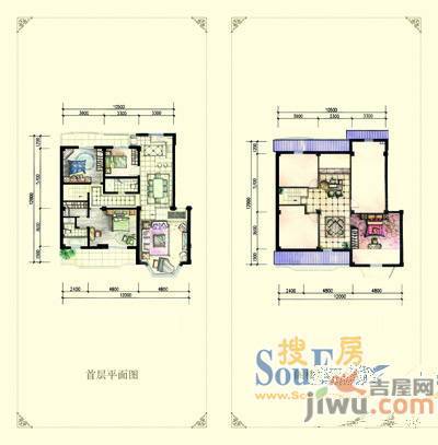 佳地园普通住宅300.1㎡户型图