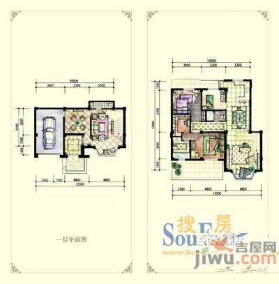 佳地园普通住宅300.1㎡户型图