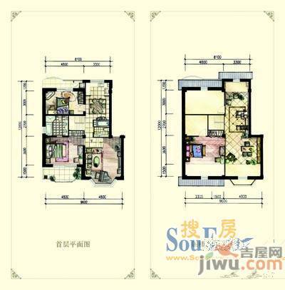 佳地园普通住宅300.1㎡户型图