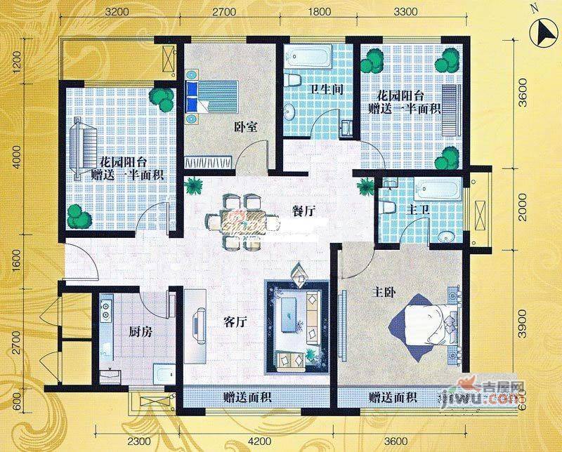 广昌小区1室1厅1卫户型图