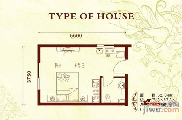 广昌小区1室1厅1卫户型图