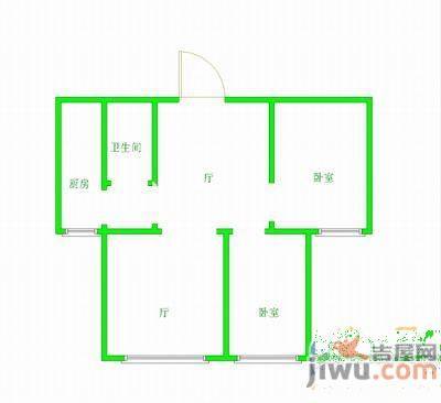 双鑫家园(沈河)3室2厅2卫144㎡户型图