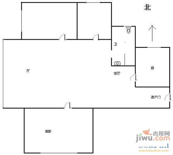 双鑫家园(沈河)3室2厅2卫144㎡户型图