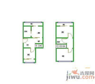 志新小区2室1厅1卫106㎡户型图