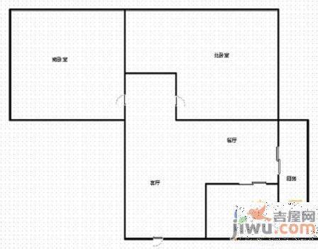 长青小区2室1厅1卫84㎡户型图