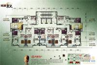 城建乾元3室1厅1卫户型图