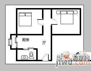 泉源小区3室1厅1卫79㎡户型图