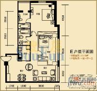 万和阁1室1厅1卫110.6㎡户型图