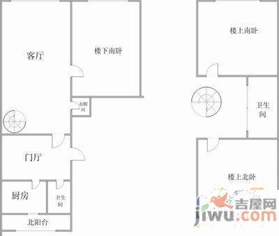 永泰小区3室2厅1卫115㎡户型图