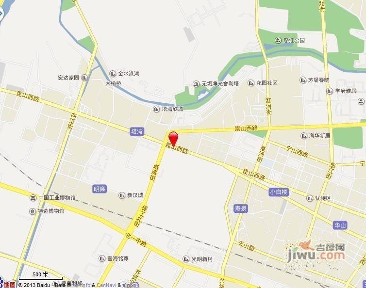 淮河社区位置交通图图片