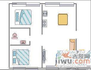 海华苑3室2厅1卫135㎡户型图