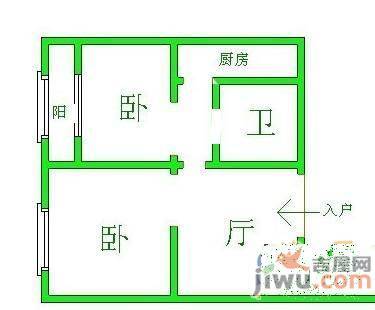 昆山小区3室2厅1卫109㎡户型图