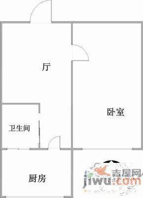 昆山小区3室2厅1卫109㎡户型图