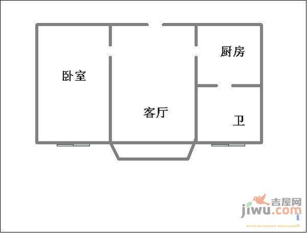 水榭花都2室2厅1卫117㎡户型图