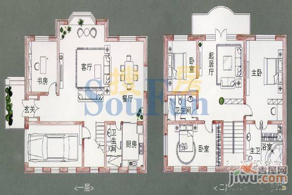 佳苑庄园普通住宅271㎡户型图