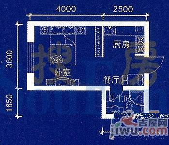 丽阳馨苑2室2厅1卫107㎡户型图