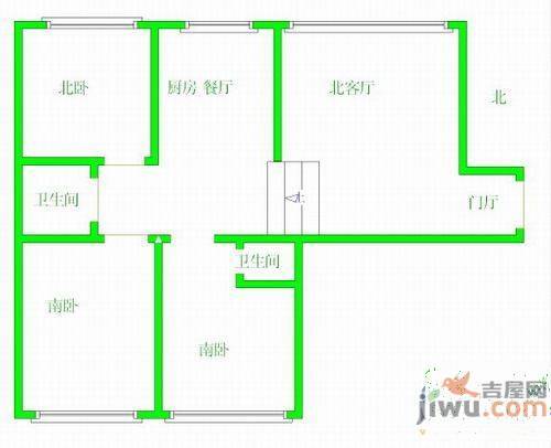 格林豪森3室2厅2卫177㎡户型图