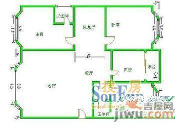 文艺花园4室2厅2卫175㎡户型图