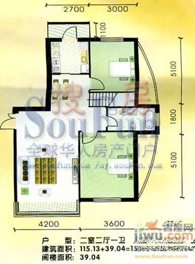 祥瑞家园3室1厅1卫133.7㎡户型图