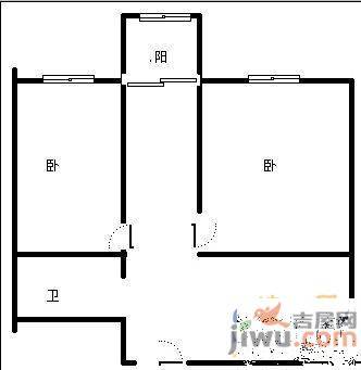 令闻新村1室1厅1卫户型图