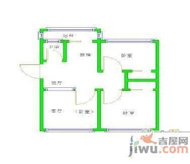 吉庆小区3室1厅1卫94㎡户型图