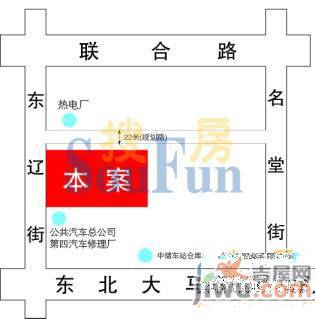 彤利精锐空间位置交通图图片