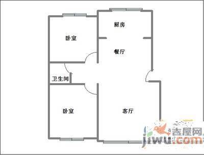 山川喜悦都3室2厅1卫131㎡户型图