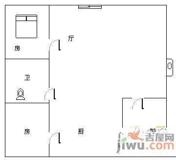 山川喜悦都3室2厅1卫131㎡户型图