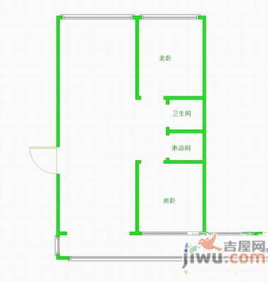 银田市府花园3室2厅2卫165㎡户型图