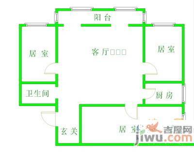 龙鼎大厦2室1厅1卫188㎡户型图