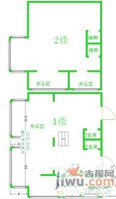 飞龙城际公寓1室1厅1卫133㎡户型图