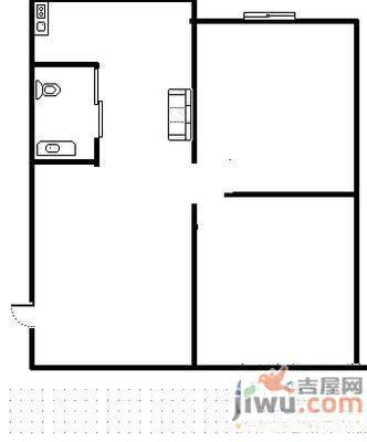 凯旋小区2室1厅1卫64㎡户型图